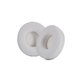 Cuscinetti auricolari di ricambio per Beats Solo 4, Memory foam and PU leather, White, 1 paio