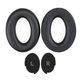 Cuscinetti auricolari di ricambio per Bose Aviation 30, Memory foam and PU leather, Black, 1 paio