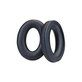Cuscinetti auricolari di ricambio per Bose Aviation 30, Memory foam and PU leather, Black, 1 paio