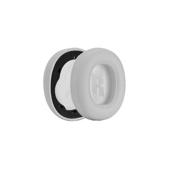 Cuscinetti auricolari di ricambio per JBL E65BTNC, Duet NC, Live 650BTNC, Live 660NC, Memory foam and PU leather, Grey, 1 paio