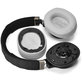 Cuscinetti auricolari di ricambio per JBL Live 650BTNC, 660NC, E65BTNC, Duet NC, Memory foam and Textile, Grey, 1 paio