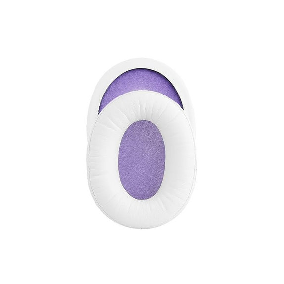Cuscinetti auricolari di ricambio per Kingston HyperX Cloud Alpha Gaming, Memory foam and PU leather, White, 1 paio