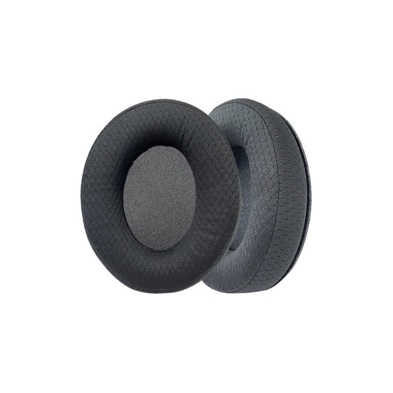 Cuscinetti auricolari di ricambio per Kingston HyperX Stinger Core, Memory foam and Textile, Black, 1 paio