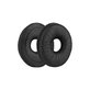 Cuscinetti auricolari di ricambio per Panasonic Technics RP-DJ1200, RP-DJ1205, RP-DJ1210, Memory foam and PU leather, Black, 1 paio