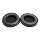 Cuscinetti auricolari di ricambio per Philips SHM1900, SHP1900, Memory foam and PU leather, Black, 1 paio