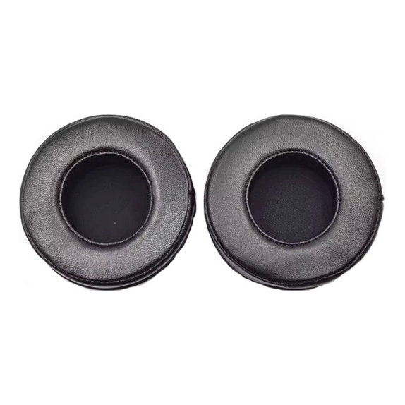Cuscinetti auricolari di ricambio per Pioneer HDJ1000, HDJ2000, HDJ1500, Memory foam and PU leather, Black, 1 paio