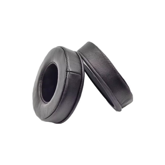 Cuscinetti auricolari di ricambio per Pioneer HDJ1000, HDJ2000, HDJ1500, Memory foam and PU leather, Black, 1 paio