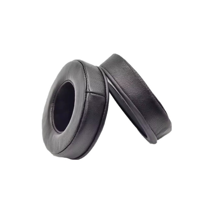 Cuscinetti auricolari di ricambio per Pioneer HDJ1000, HDJ2000, HDJ1500, Memory foam and PU leather, Black, 1 paio