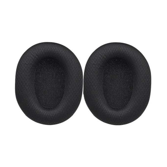 Cuscinetti auricolari di ricambio per Razer Blackshark V2, V2X, V2 Pro, V2 SE, Memory foam and Textile, Black, 1 paio
