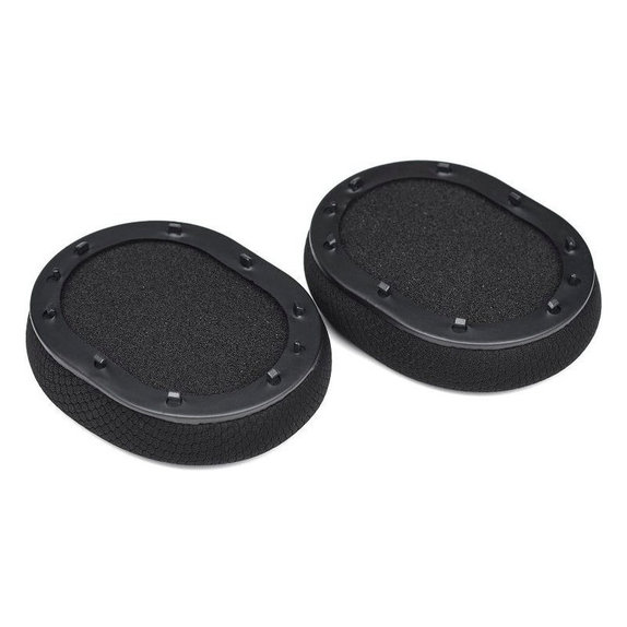 Cuscinetti auricolari di ricambio per Razer Blackshark V2, V2X, V2 Pro, V2 SE, Memory foam and Textile, Black, 1 paio