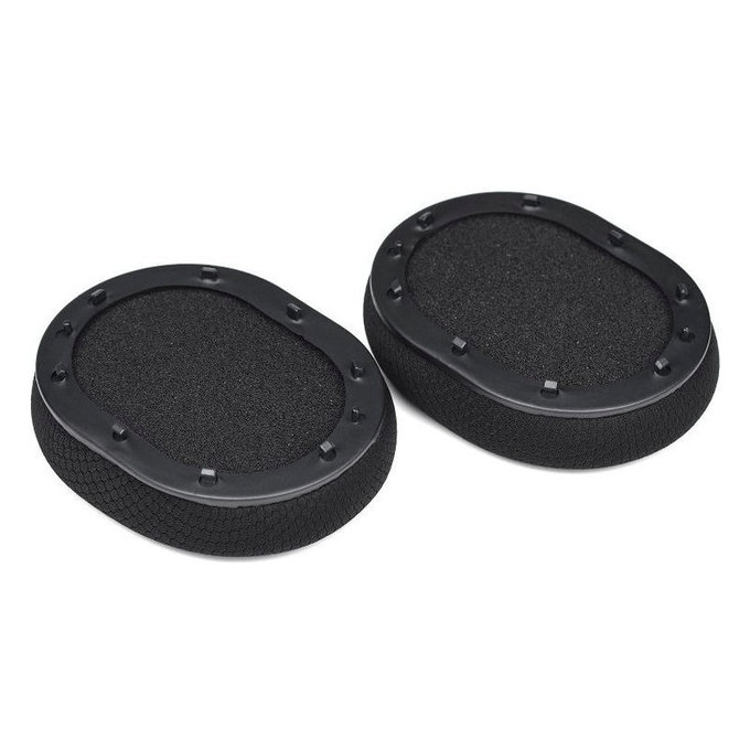 Cuscinetti auricolari di ricambio per Razer Blackshark V2, V2X, V2 Pro, V2 SE, Memory foam and Textile, Black, 1 paio