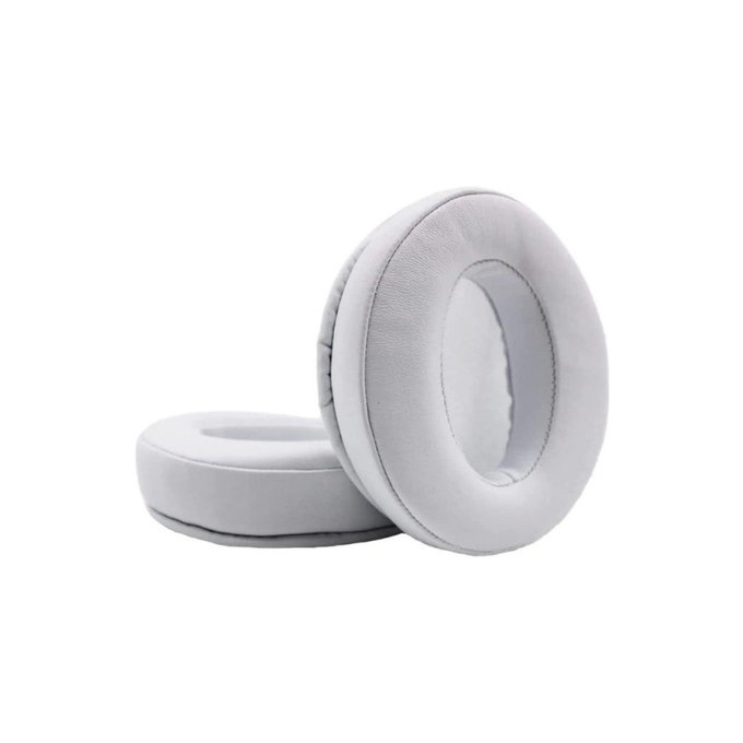 Cuscinetti auricolari di ricambio per Sennheiser HD300, 300BT, 4.50BTNC, Memory foam and PU leather, White, 1 paio