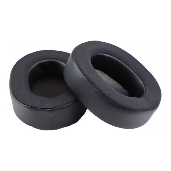 Cuscinetti auricolari di ricambio per Sony WH-1000XM5, Memory foam + Neoprene, Black, Cooling Gel, 1 paio