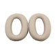 Cuscinetti auricolari di ricambio per Sony WH-1000XM3, Memory foam and PU leather, Beige, 1 paio