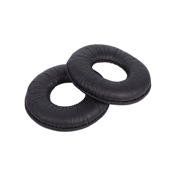 Cuscinetti auricolari di ricambio per Sony MDR-ZX110, Memory foam and PU leather, Black, 1 paio
