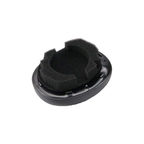 Cuscinetti auricolari di ricambio per Sony MDR-1000X, WH-1000XM2, Memory foam and PU leather, Black, 1 paio