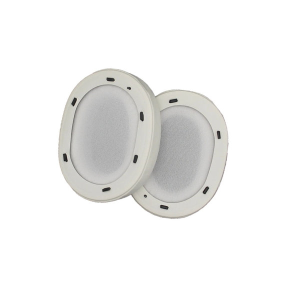 Cuscinetti auricolari di ricambio per Sony WH-ULT900N, Memory foam and PU leather, White, 1 paio