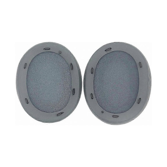 Cuscinetti auricolari di ricambio per Sony WH-ULT900N, Memory foam and PU leather, Grey, 1 paio