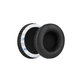 Cuscinetti auricolari di ricambio per Steelseriess Siberia 200, V1, V2, V3 Prism, Memory foam and PU leather, Black, 1 paio