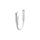 Adattatore Smart Jack 3,5mm / USB-C, White, Devia