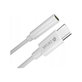 Adattatore Smart Jack 3,5mm / USB-C, White, Devia