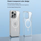 Custodia Clear con MagSafe per iPhone 15 Plus, Transparent, Devia