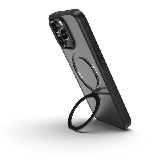 Custodia Delight con MagSafe per iPhone 15 Pro Max, Black, Devia