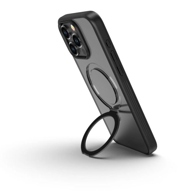 Custodia Delight con MagSafe per iPhone 15 Pro Max, Black, Devia