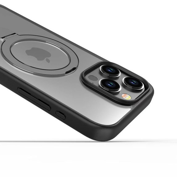 Custodia Delight con MagSafe per iPhone 15 Pro Max, Black, Devia