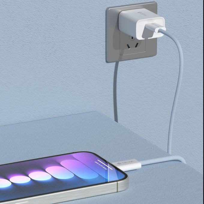Cavo USB-C / USB-C Smart, PD 60W, 1m, White, Devia