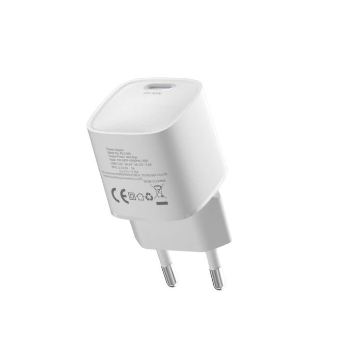 Adattatore di ricarica Mini USB-C, PD 30W, White, Devia