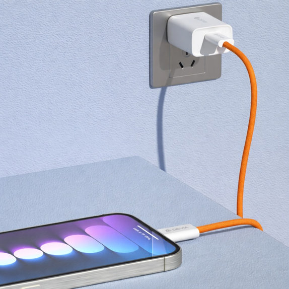 Cavo USB-C / USB-C Smart, PD 60W, 1m, Orange, Devia