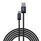 Cavo USB / USB-C Gracious, 2.1A, 2m, Black, Devia