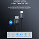 Cavo USB / USB-C Gracious, 2.1A, 2m, Black, Devia