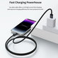 Cavo Lightning / USB Gracious, 2.4A, 1m, Black, Devia