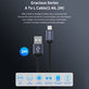 Cavo Lightning / USB Gracious, 2.4A, 2m, Black, Devia