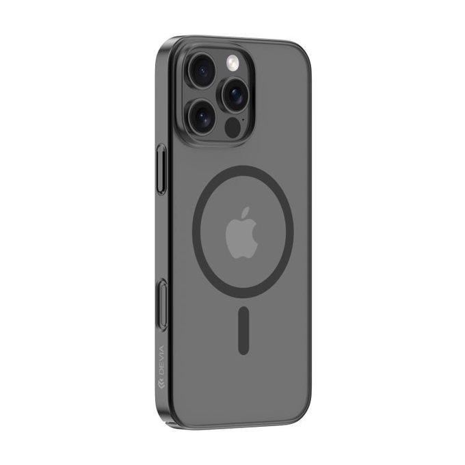 Custodia Glimmer con MagSafe per iPhone 16 Pro, Black, Devia