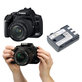 Batteria per Canon EOS 350D, 400D, PowerShot S30, S60, S80, NB-2LH, Li-Ion, 600mAh, 7.4V, HQ