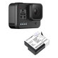 Batteria per Gopro Hero 8, Hero 6, AHDBT-501, Li-Ion, 1250mAh, 3.85V, HQ