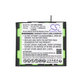 Batteria per Compex MI-Fitness, 941213, Ni-MH, 2000mAh, 4.8V, HQ