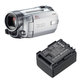 Batteria per Canon FS10, FS11, FS100, BP-808, Li-Ion, 890mAh, 7.4V, HQ