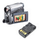 Batteria per JVC Gr-D850ek, BN-VF808, Li-Ion, 800mAh, 7.4V, HQ