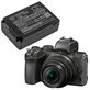 Batteria per Nikon Z50, Z50 ZFC, Z30, Z FC, EN-EL25, Li-Ion, 1280mAh, 7.6V, HQ