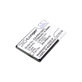 Batteria per Panasonic KX-PRX110, 120, 150, KX-PRA10, Li-Ion, 1750mAh, 3.7V, HQ