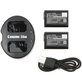 Batteria per Sony NEX-5, Alpha 7, NEX-7, 1030mAh, Li-Ion, 7.4V, NP-FW50, 2pz con caricabatterie, HQ