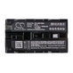 Batteria per Line 6 James Tyler Variax, Line 6 JTV Guitar, BA12, Li-Ion, 2600mAh, 7.4V, HQ