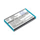 Batteria per Nintendo Advance SP, AGS SAM-SPRBP, Li-Ion, 900mAh, 3.7V, HQ