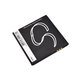 Batteria per Aligator S4000 Duo, AS4000BAL, Li-Ion, 3.7V, 1200mAh, HQ
