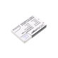 Batteria per Nokia 7250i, 6610, 6585, 6560, 6200, 6220, BLD-3, Li-Ion, 3.7V, 1000mAh, HQ