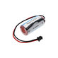 Batteria per Mitsubishi CR17335SE-R, Sanyo GT15-BAT, Li-MnO2, Q6BAT, 1800mAh, 3V, HQ